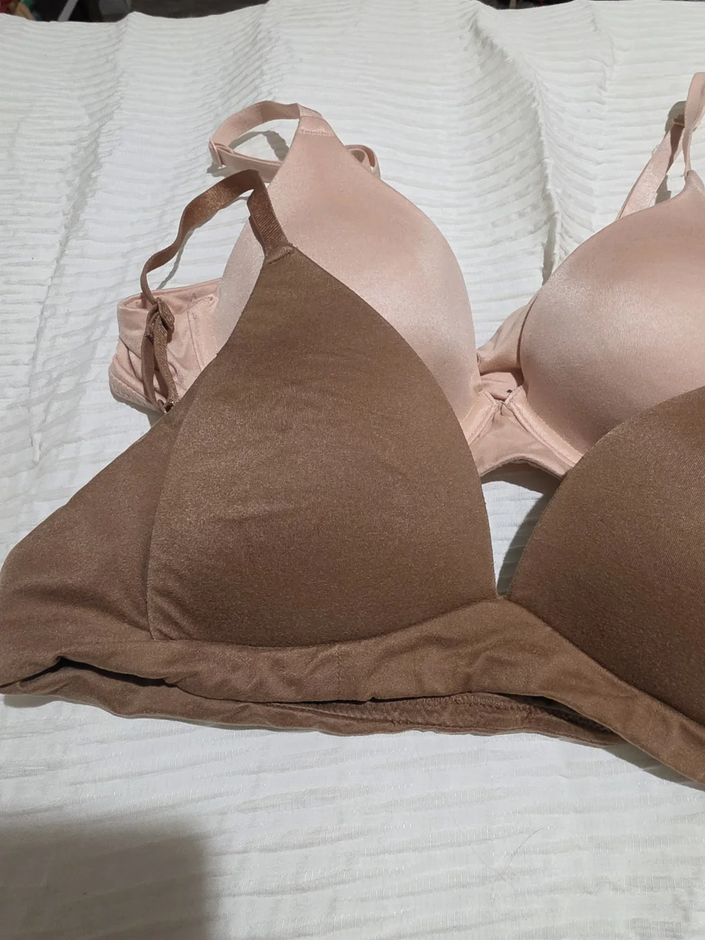 Gianni Bini Pink and Brown Wireless Everyday Bras 34A